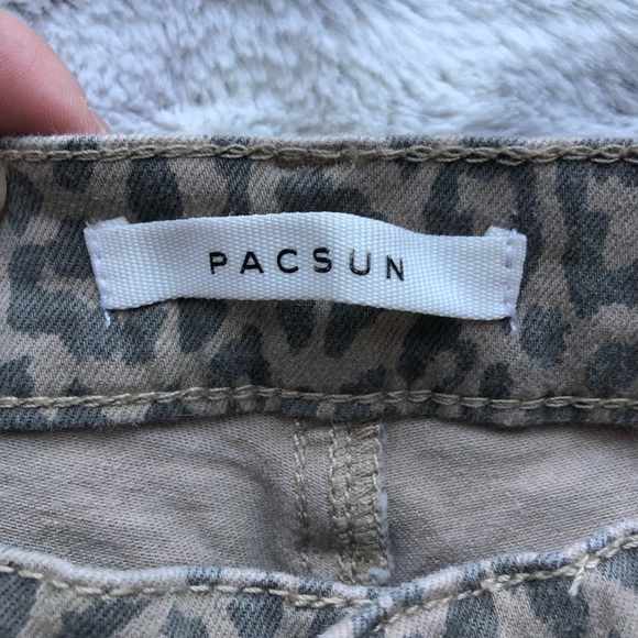 Pacsun High Rise Leopard Animal Print Pants 26 - Picture 6 of 9